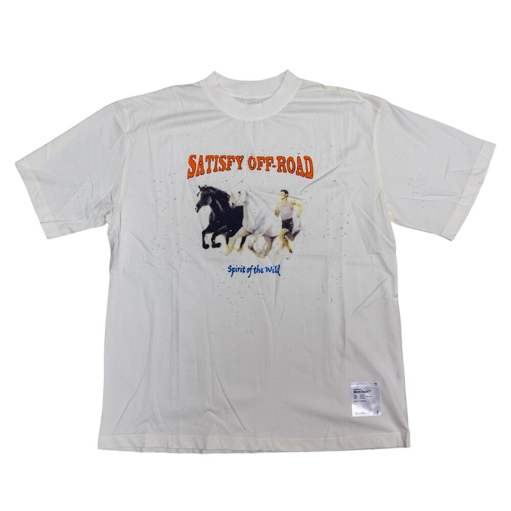Satisfy MothTech 'Spirit of the Wild' Tee Off White Size M